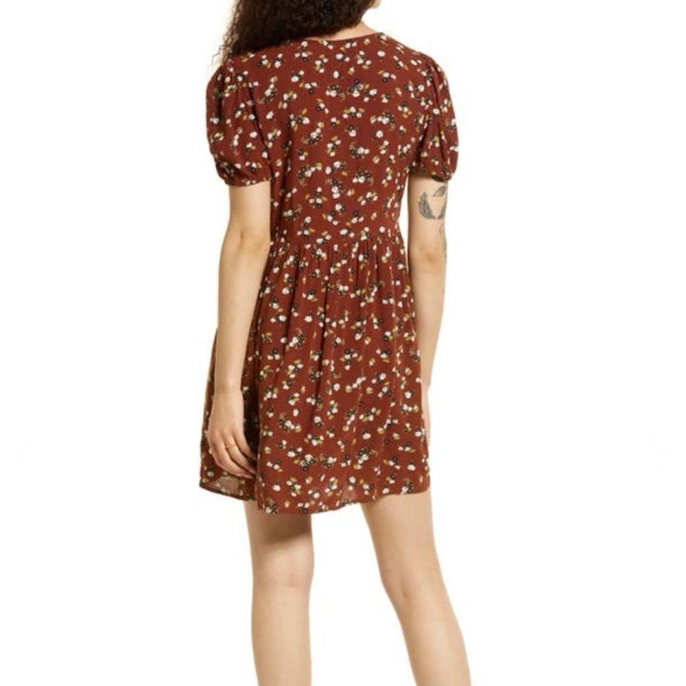 BP Nordstrom x . Printed Floral Babydoll Minidress Kasey Ditsy - XL - Picture 2 of 6